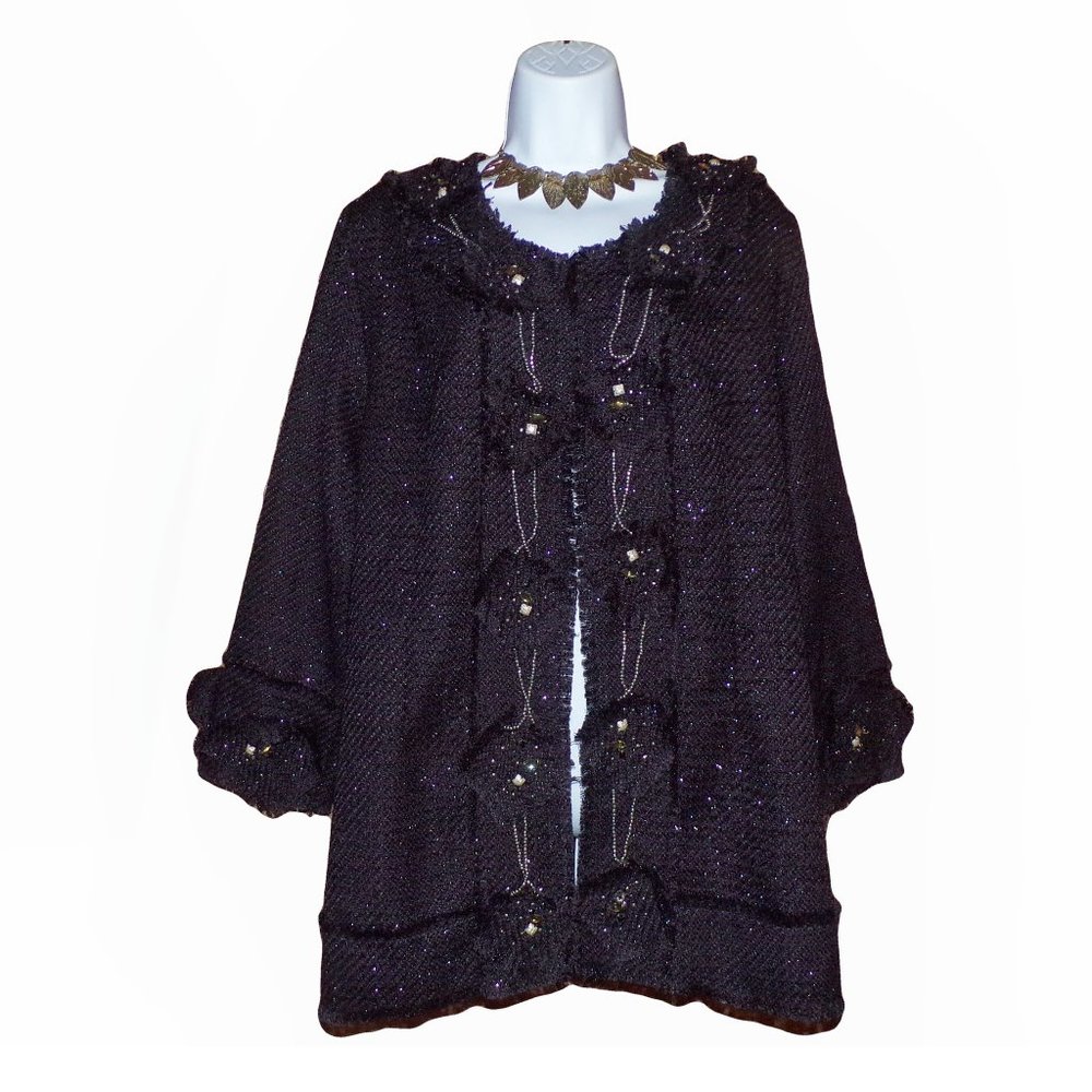 NWOT Vandana Embellished Jacket